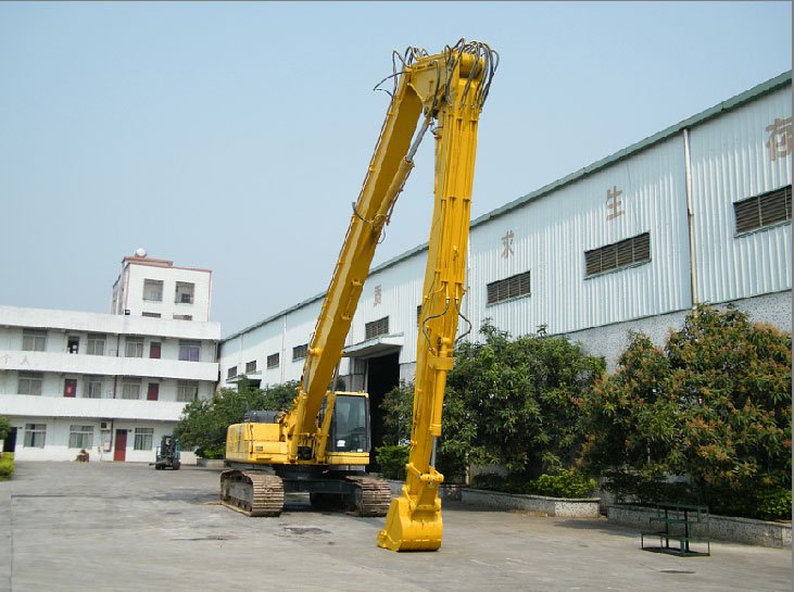 匯通-EX300挖掘機(jī)改裝拆樓臂\/三段式加長(zhǎng)臂高空拆樓便利放心省心