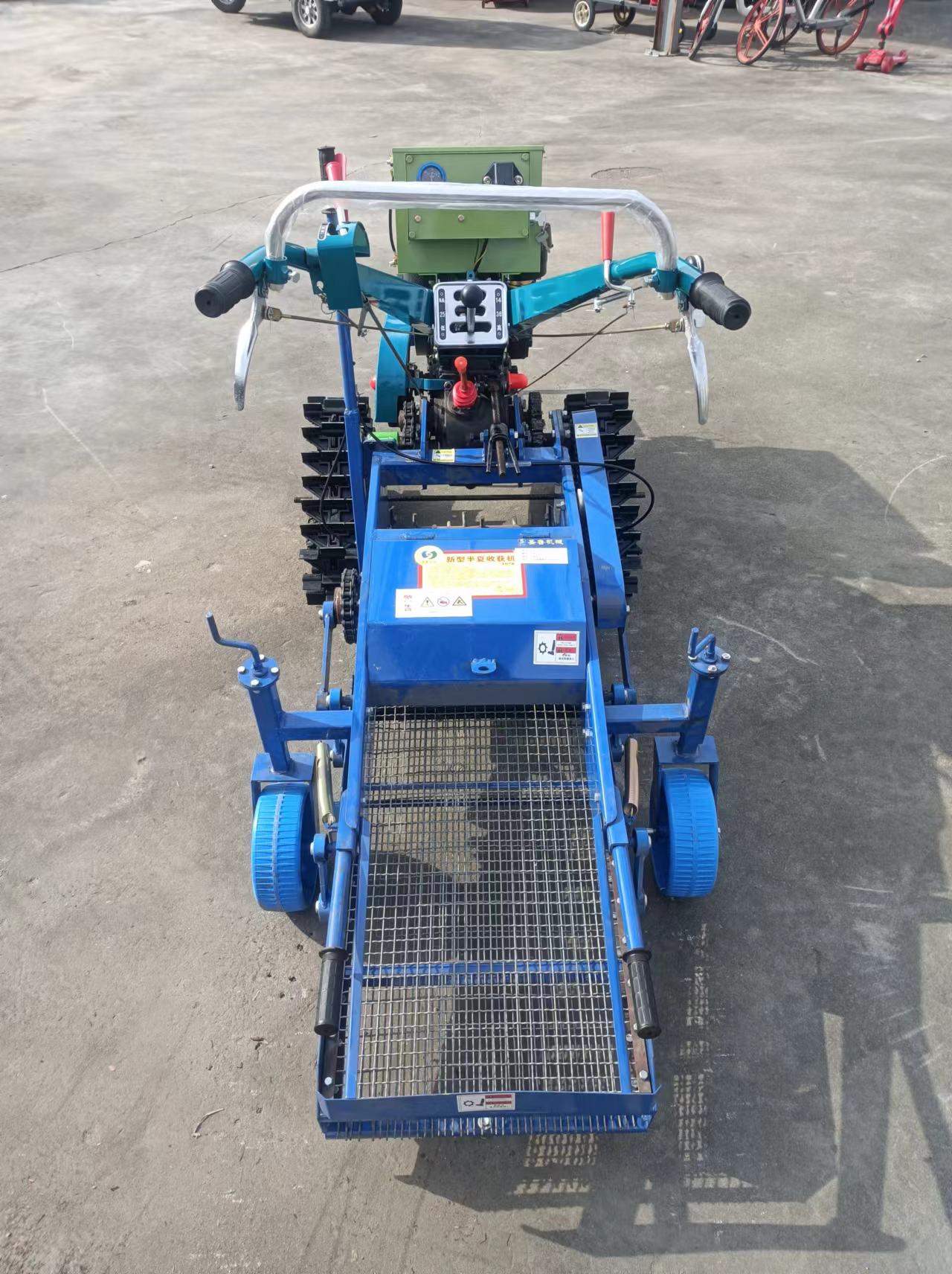 元胡收獲機(jī)中藥材半夏收獲設(shè)備手扶車(chē)帶好用