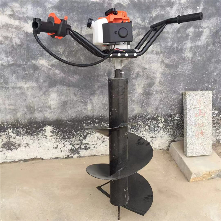 春季植樹挖坑機(jī)種樹用打窩機(jī)小型汽油打坑機(jī)