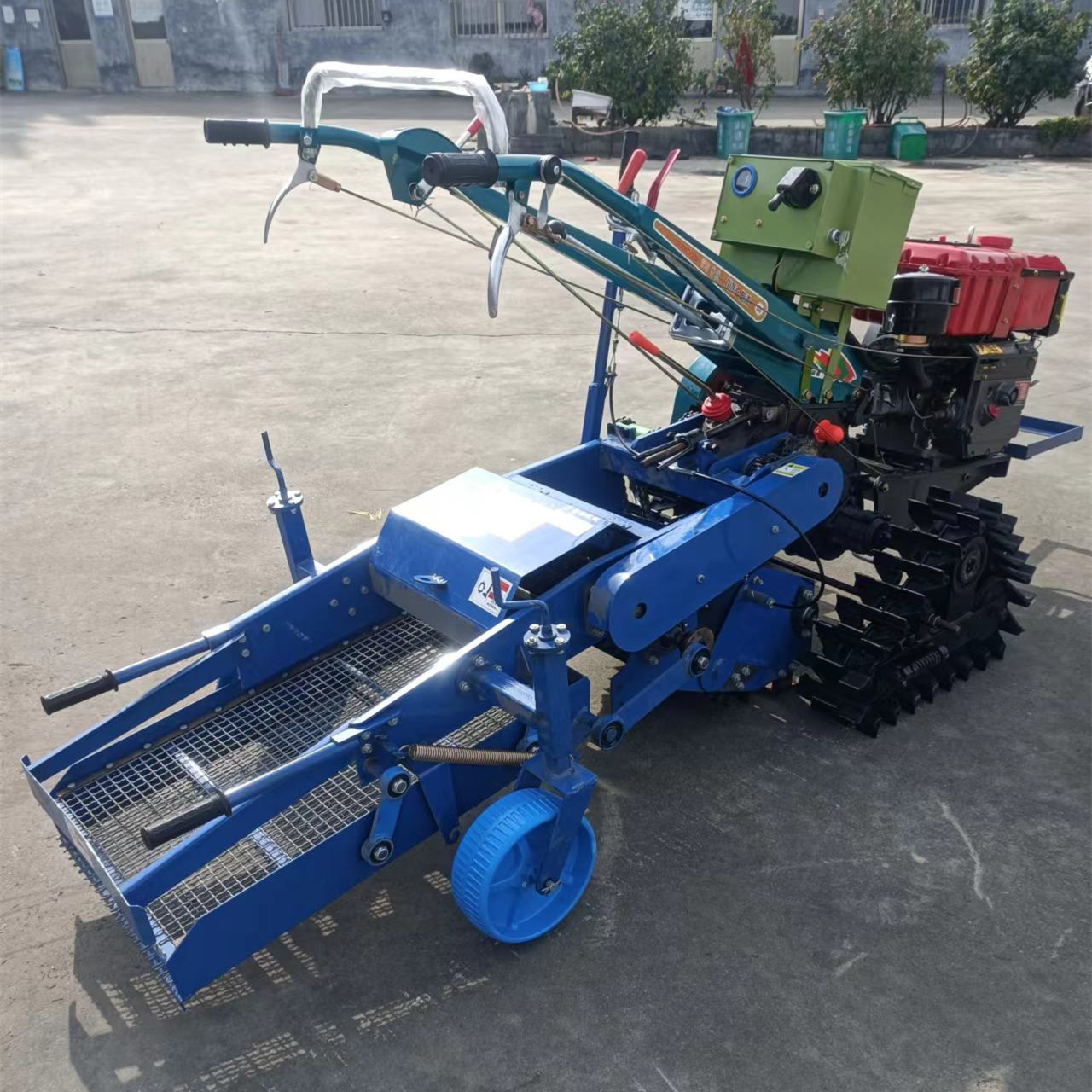多功能半夏收割機(jī)小顆粒藥材收獲機(jī)手扶拖拉機(jī)起藥挖藥機(jī)