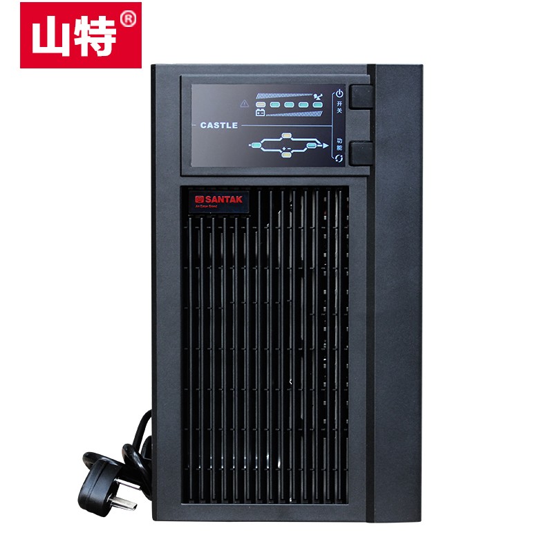 山特C1KUPS電源1KVA\/800W在線式CASTLE1K（6G）斷電延時(shí)穩(wěn)壓
