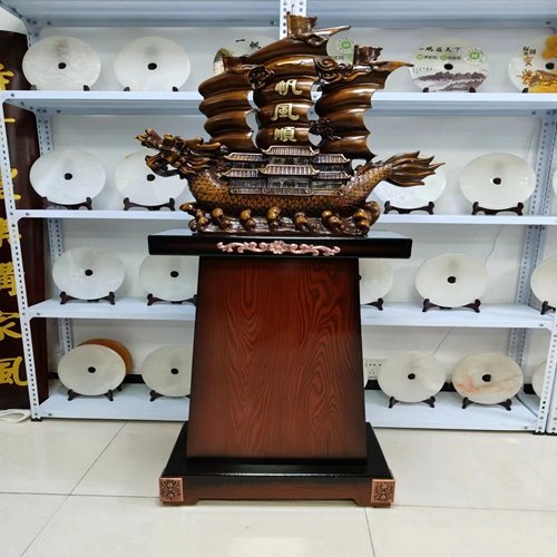 落地?cái)[件公司開業(yè)賀禮一帆風(fēng)順帆船開張大吉船禮品