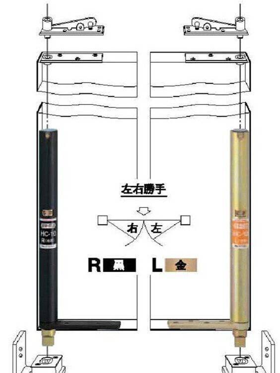 承重310KG圓柱不銹鋼門(mén)軸隱藏式鉸鏈日本中心吊HC-26T重型門(mén)合頁(yè)