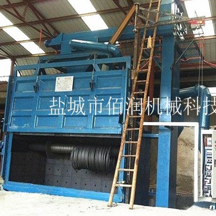 線材拋丸清理機盤圓線材拋丸清理機鹽城線材除銹拋丸機廠家