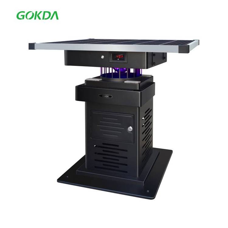 GOKDA高科達太陽能滅蚊燈仿生態(tài)蚊控系統H-BS700太陽能戶外滅蚊器捕捉白紋伊蚊太陽能滅蚊器