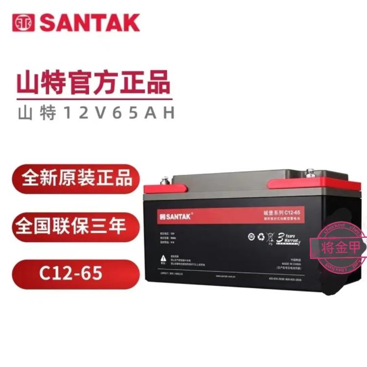 山特蓄電池C12-65外殼阻燃材質(zhì)12V65AH機(jī)房?jī)?chǔ)能備用電池