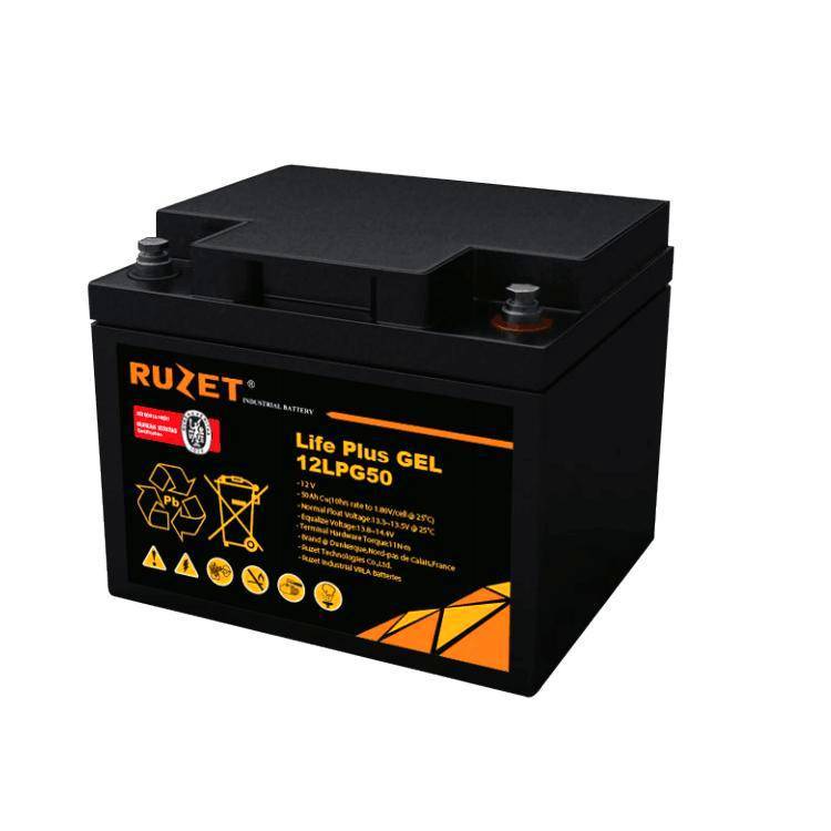 RUZET路盛蓄電池12LPA40循環(huán)次數(shù)多12V40AH高低壓配電柜使用