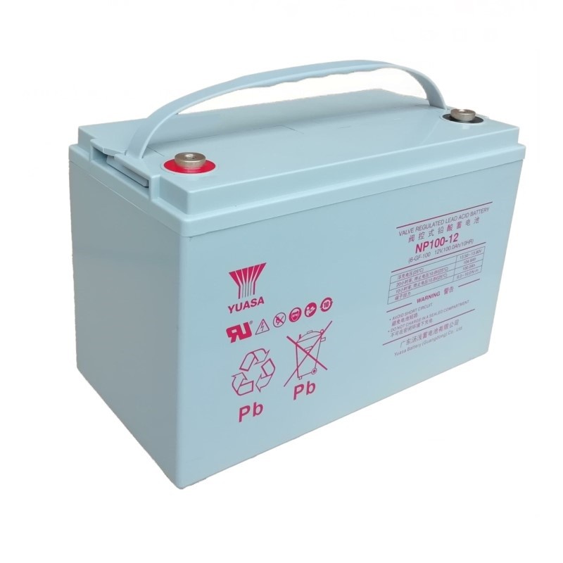 YUASA湯淺蓄電池NP100-12鉛酸免維護(hù)12V100AH使用壽命9年