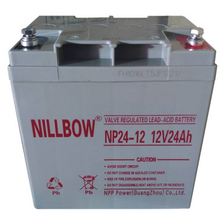 NILLBOW力寶蓄電池NP24-12NP17-12NP12-12消防主機配套電瓶