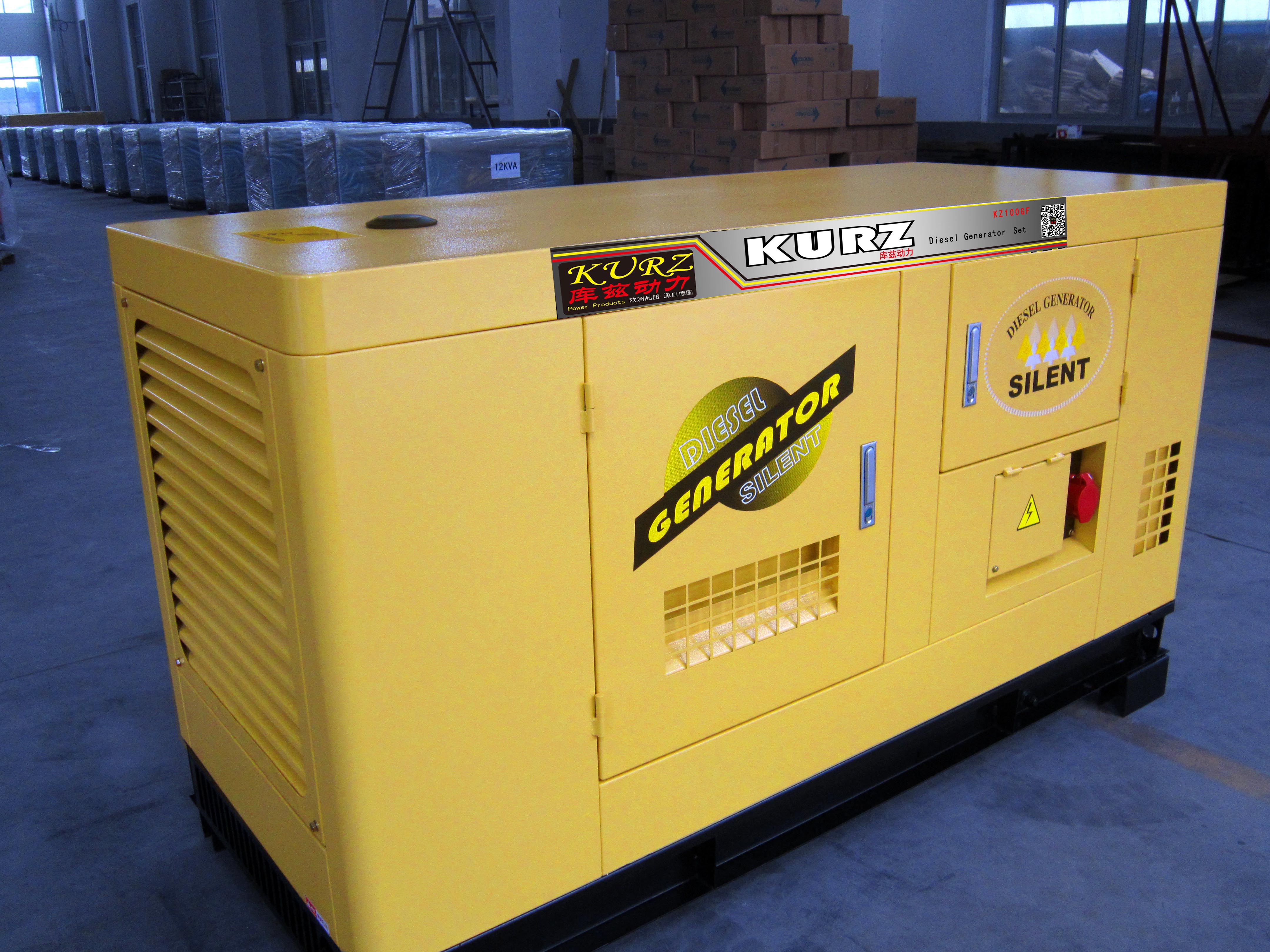 庫(kù)茲KURZ50千瓦KW靜音水冷三相柴油發(fā)電機(jī)低油耗型號(hào)KZ50GF