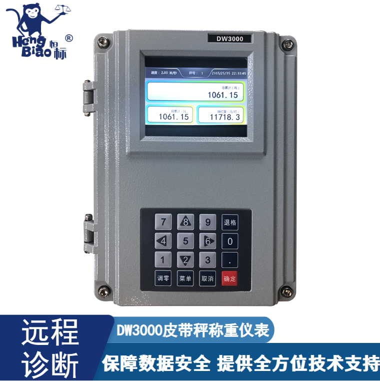 電子皮帶秤控制表4G物聯(lián)網(wǎng)儀表DW3000稱重表