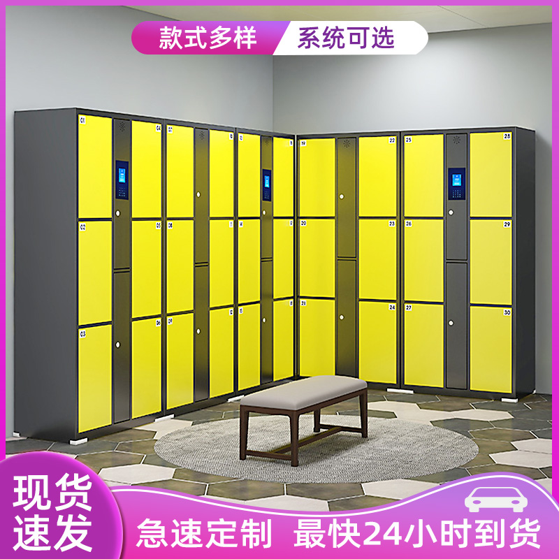 工廠(chǎng)員工浴場(chǎng)浴室智能更衣柜健身房游樂(lè)場(chǎng)人臉識(shí)別指紋刷卡存儲(chǔ)柜