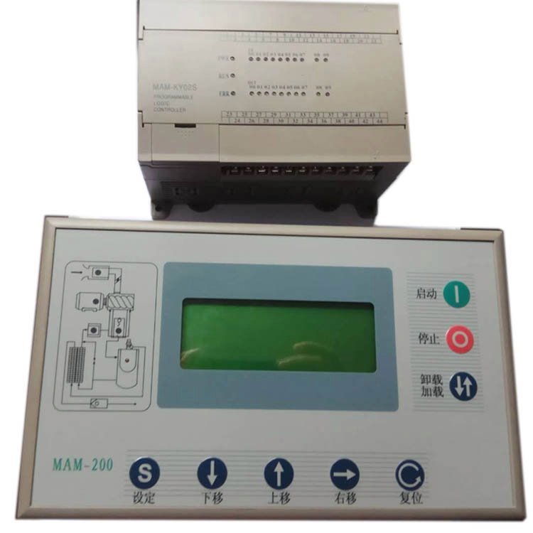 MAM200面板普樂特KY02S主控器永磁變頻螺桿空壓機電腦控制顯示屏