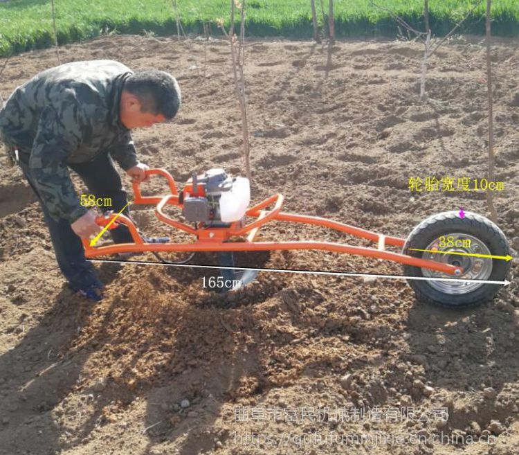 汽油手持打眼挖坑機汽油挖窩機栽樹打洞機型號