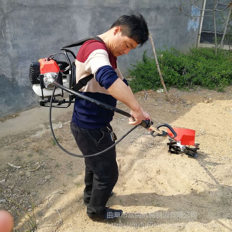 多功能小型除草機\/輕便汽油除草機圖片\/富民牌