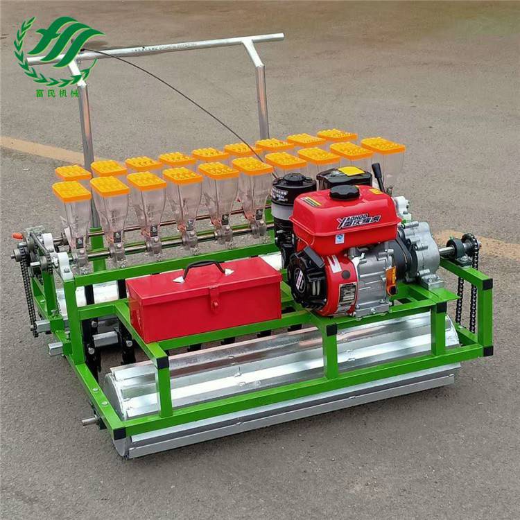 汽油蔬菜播種機(jī)六行八行手推播種機(jī)白菜播種機(jī)