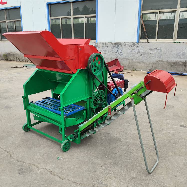 覆盆子摘果機移動式花生脫秧機花生脫秧摘果機