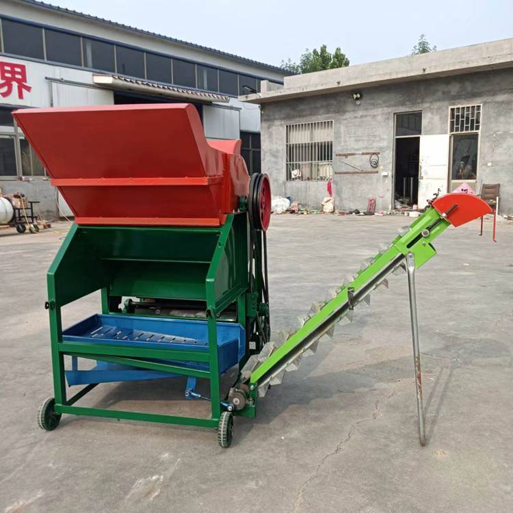 自動裝袋花生摘果機FM-1200花生脫秧機富民花生脫粒機