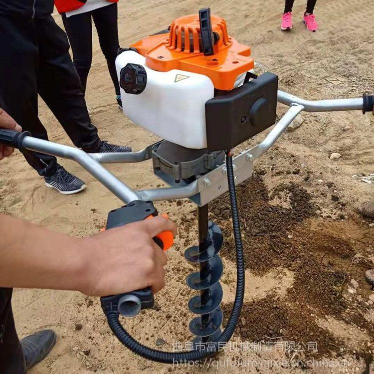 栽樹汽油鉆坑機(jī)果樹施肥鉆坑機(jī)富民牌