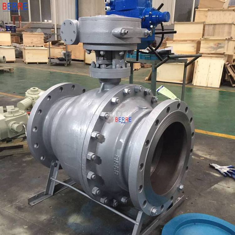 江蘇貝爾AC380V電動開關(guān)型固定式球閥Q947F-16DN400