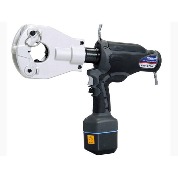 日本IZUMI充電液壓壓接鉗REC-6750四點圍壓式壓鉗壓接300mm出力6T