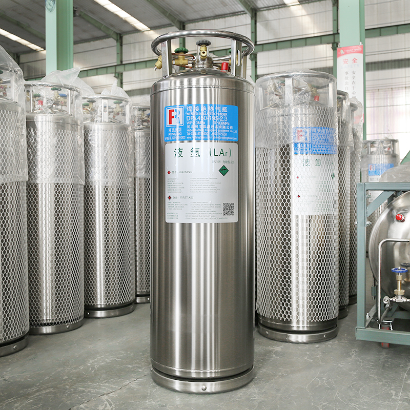 潤(rùn)豐液態(tài)氬氣瓶液氬杜瓦罐工業(yè)小型杜瓦瓶真空絕熱液化氣體儲(chǔ)藏