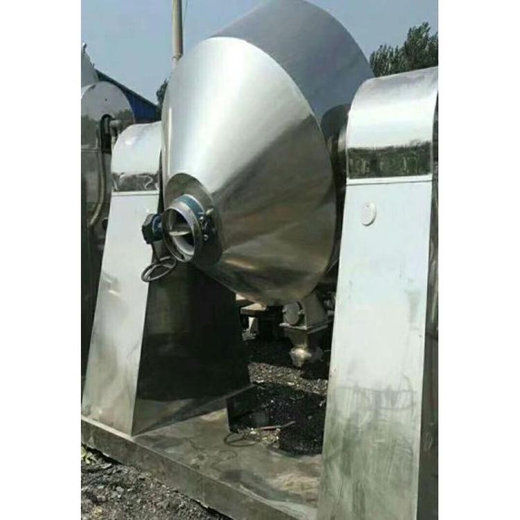 二手雙錐燥機(jī)介質(zhì)尺寸800mm液體物料常壓干燥溫度150°不銹