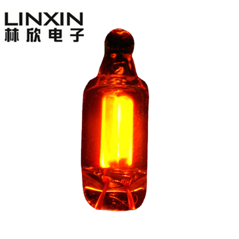 110V220V小家電儀表電筆專用氖燈電阻可定制紅光f4氖泡4*10MMNE-2