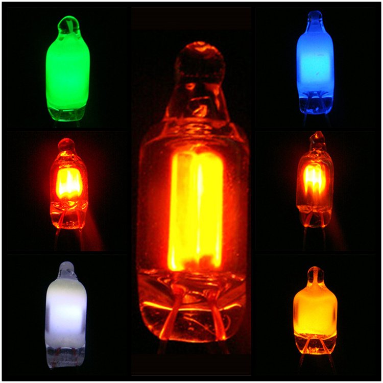林欣電子小家電插座電筆可定制環(huán)保氖燈4*10mm紅光高亮ne-2h