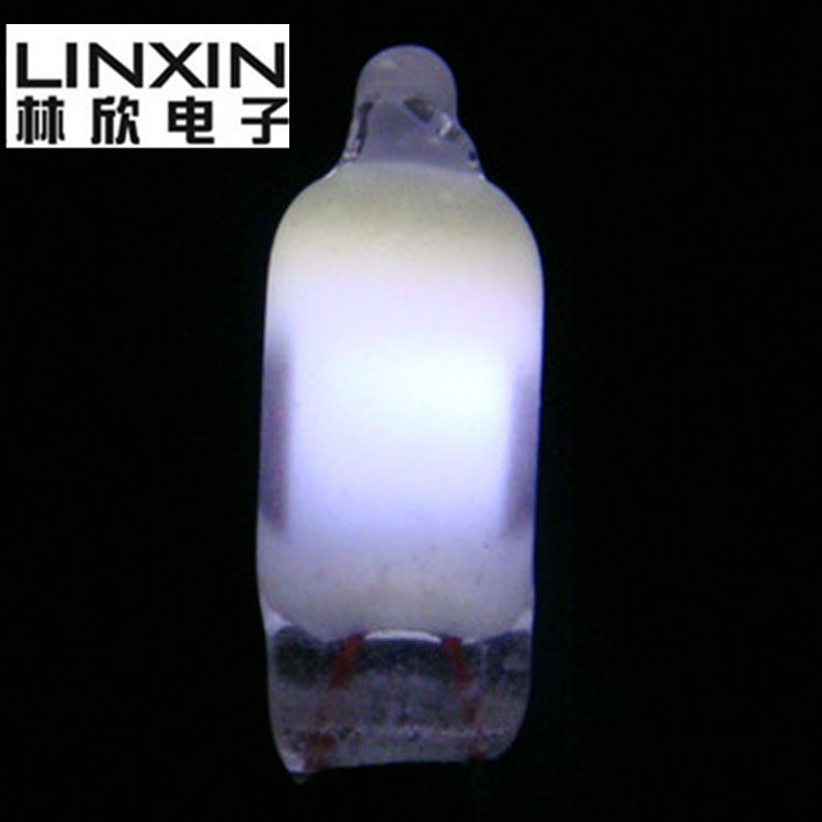 林欣電子耐高溫ROHSREACH環(huán)保小家電氖泡5*13mm白光NE-2W