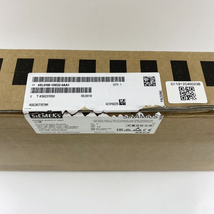 供應(yīng)西門(mén)子控制模塊6SL3100-1DE22-0AA1原裝現(xiàn)貨現(xiàn)發(fā)可包郵