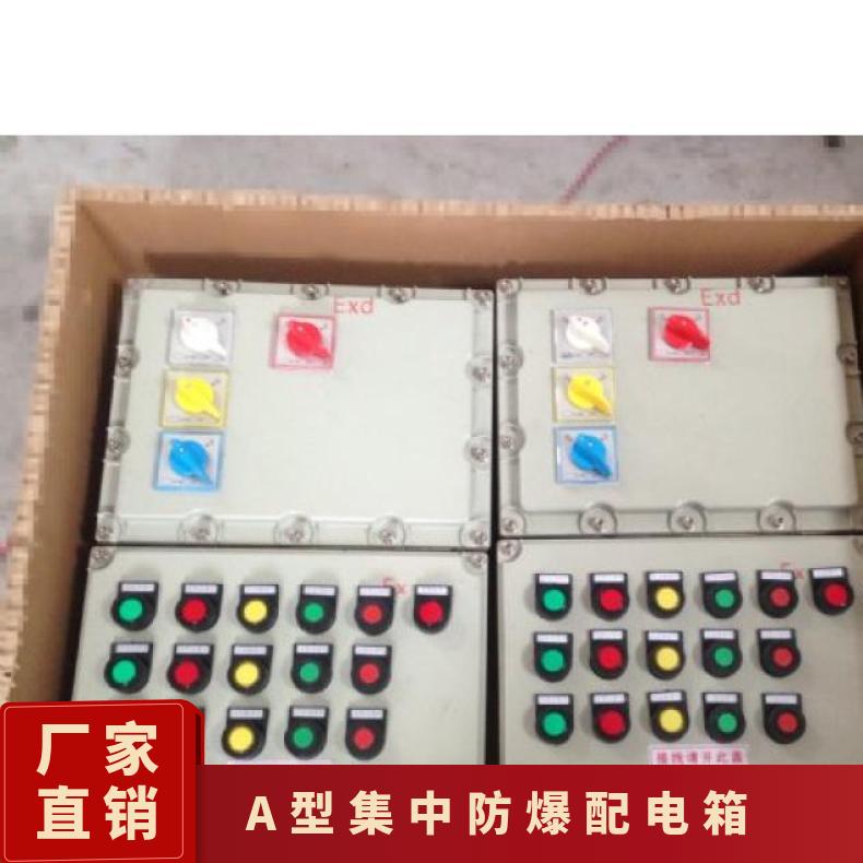 防爆配電箱集中定制加工殼體防護等級ExdIICt6落地式嵌入式