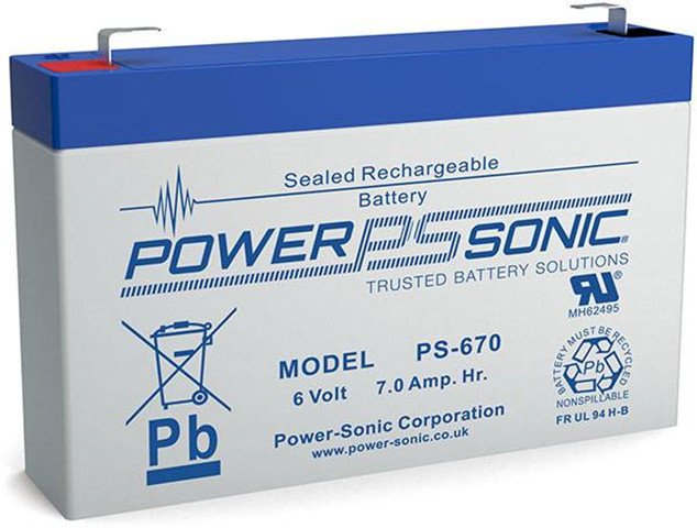 松尼克PowerSonic蓄電池PS-670精密儀器專用6V7AH