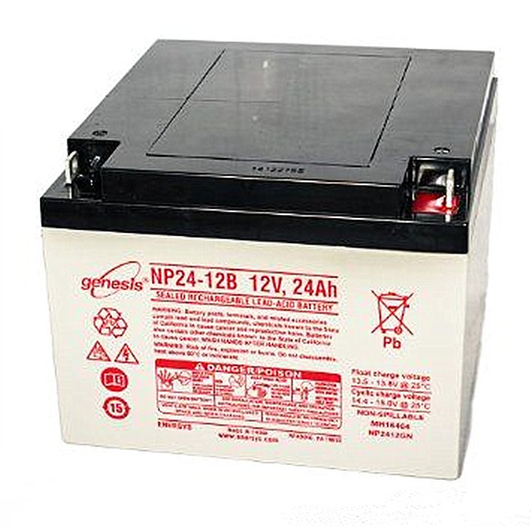 艾諾斯蓄電池12V24AH鉛酸免維護UPS不間斷電源