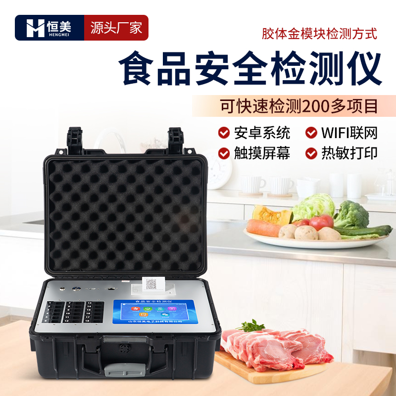 食品安全檢測儀多參數(shù)食品安全快速檢測儀恒美儀器HM-G1800