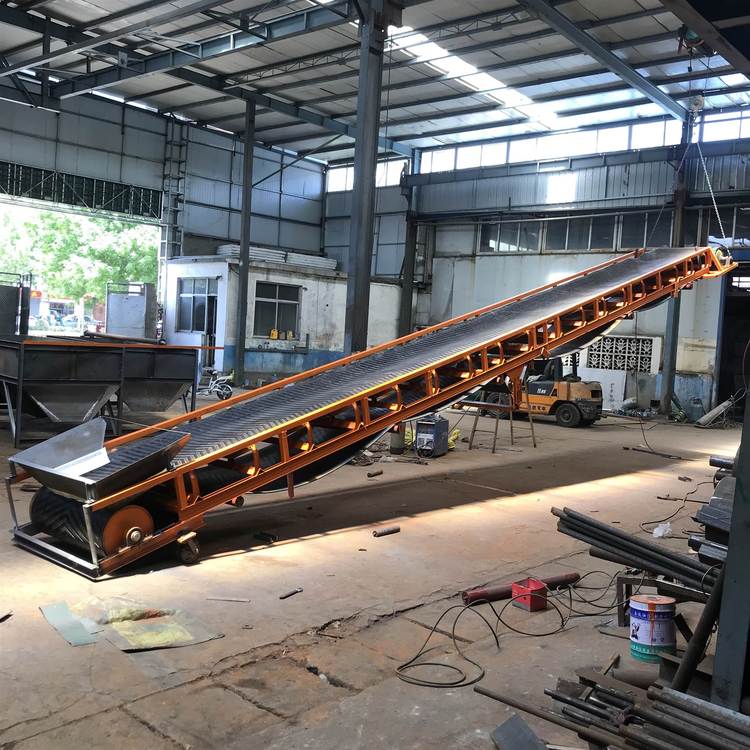 皮帶輸送機Facai大同砂石防滑帶式皮帶運輸機