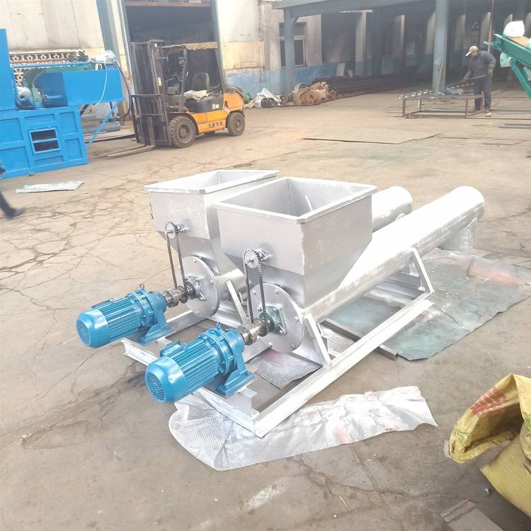 小蘇打螺旋喂料機(jī)Facai活性炭螺旋給料機(jī)