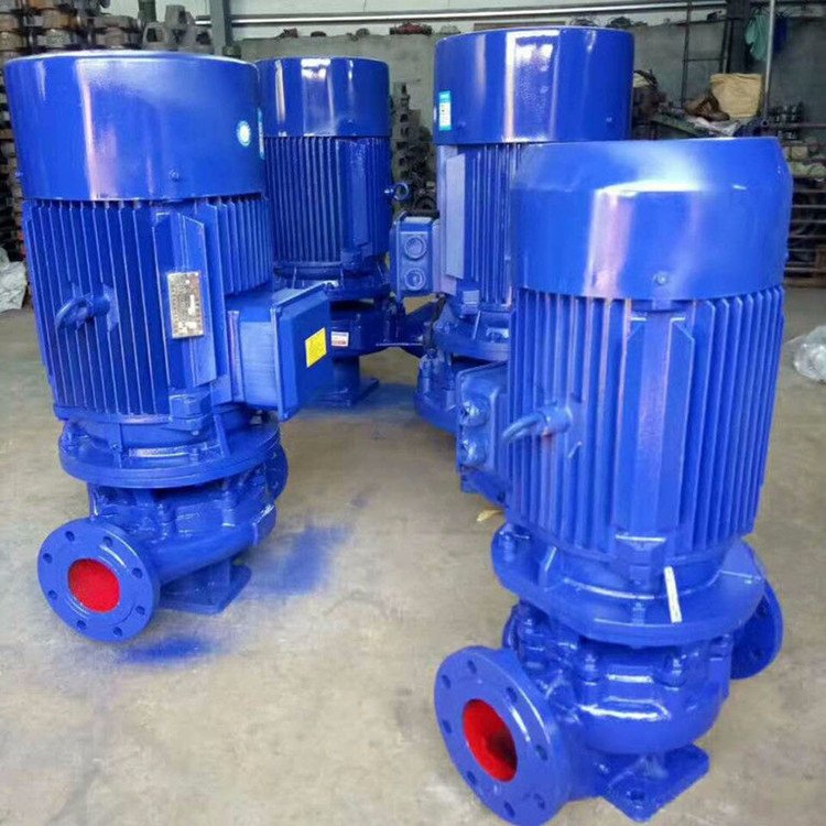 ISGIRG100-125立式管道離心泵機械密封不銹鋼防爆熱水循環(huán)消防增
