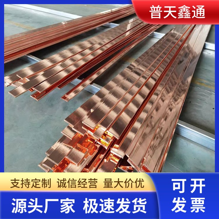 供應(yīng)防雷接地銅包鋼扁鋼鍍銅扁鐵扁線304050無中間商選普天鑫通