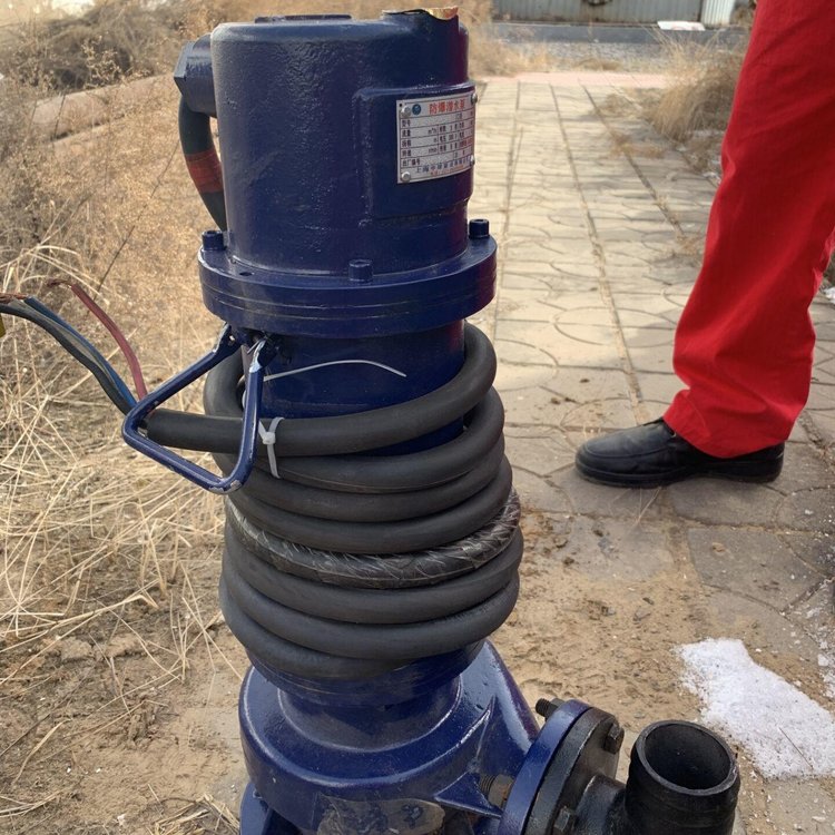 WQB20-40-7.5不銹鋼防爆污水泵礦用污泥提升泵隔爆型潛污泵