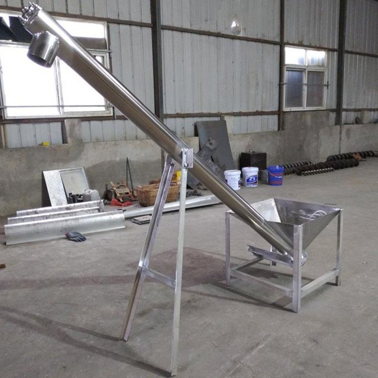 顆粒不銹鋼絞龍?zhí)嵘龣C(jī)400螺旋輸送機(jī)大功率y2
