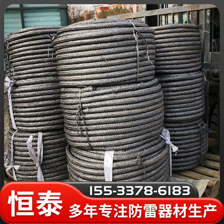 石墨接地線石墨基柔性接地體接地極鎧裝式引下線現(xiàn)貨