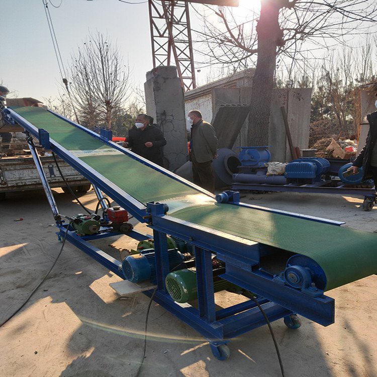 裝車移動式皮帶輸送機(jī)伸縮膠帶機(jī)廠家Z型升降式皮帶機(jī)