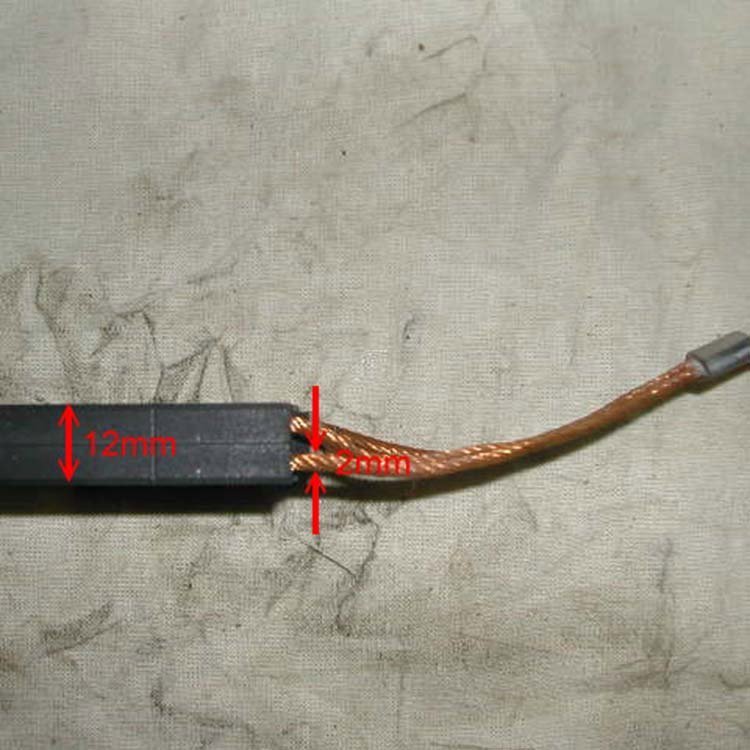 石墨碳刷16MM剪刀型碳刷供應(yīng)電機碳刷宇航質(zhì)優(yōu)價廉