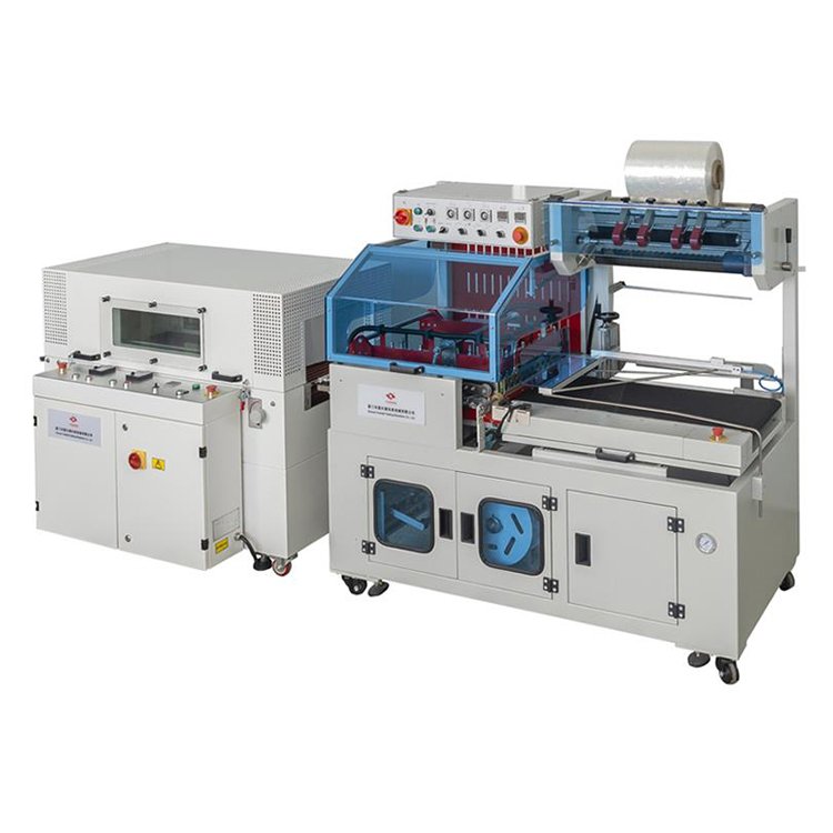全自動(dòng)L型塑封熱收縮膜包裝機(jī)FLB-4555AM小物品全密接塑膜機(jī)