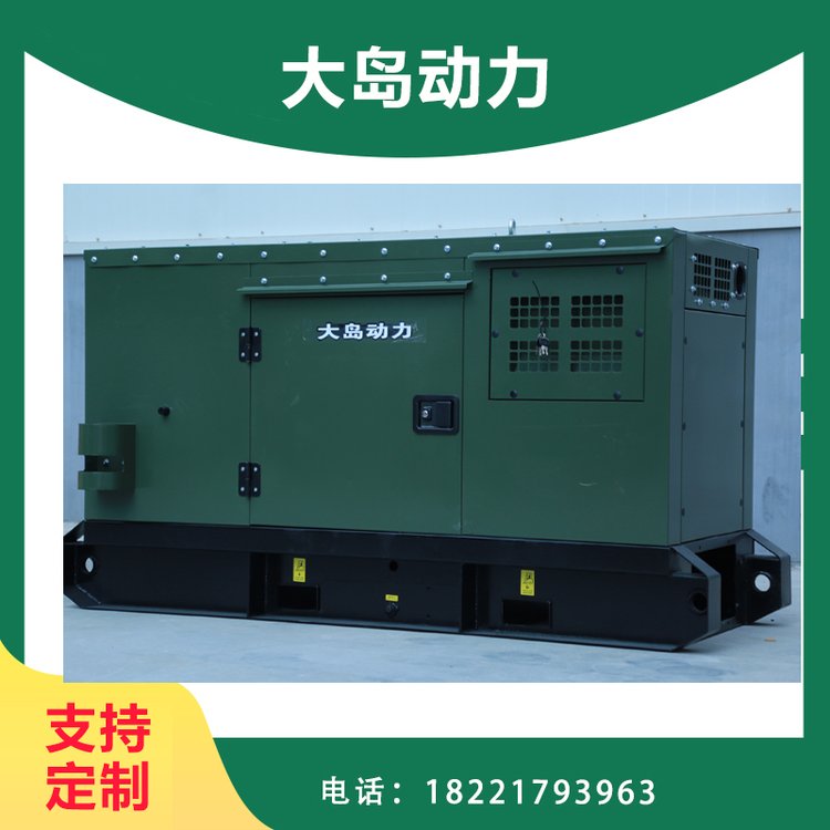 大島移動(dòng)式小型12KW低噪音汽油發(fā)電機(jī)220V單相車(chē)載配套DD12DIER
