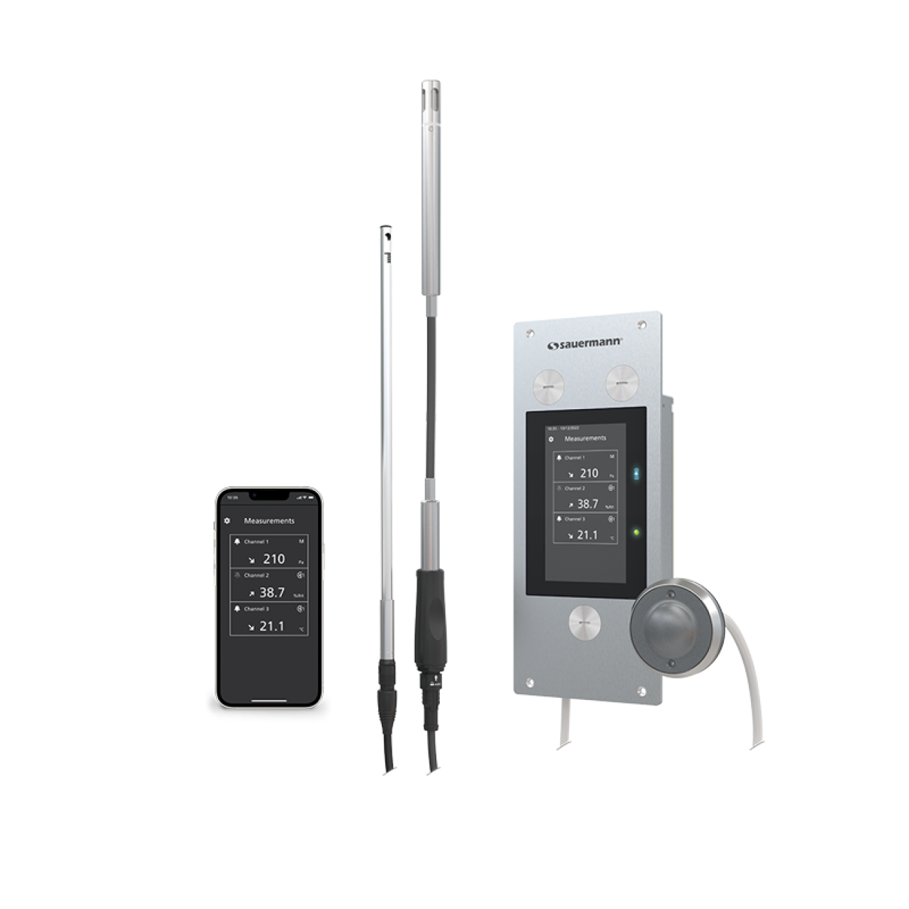 SauermannSi-CPE320嵌入式差壓溫濕度變送器