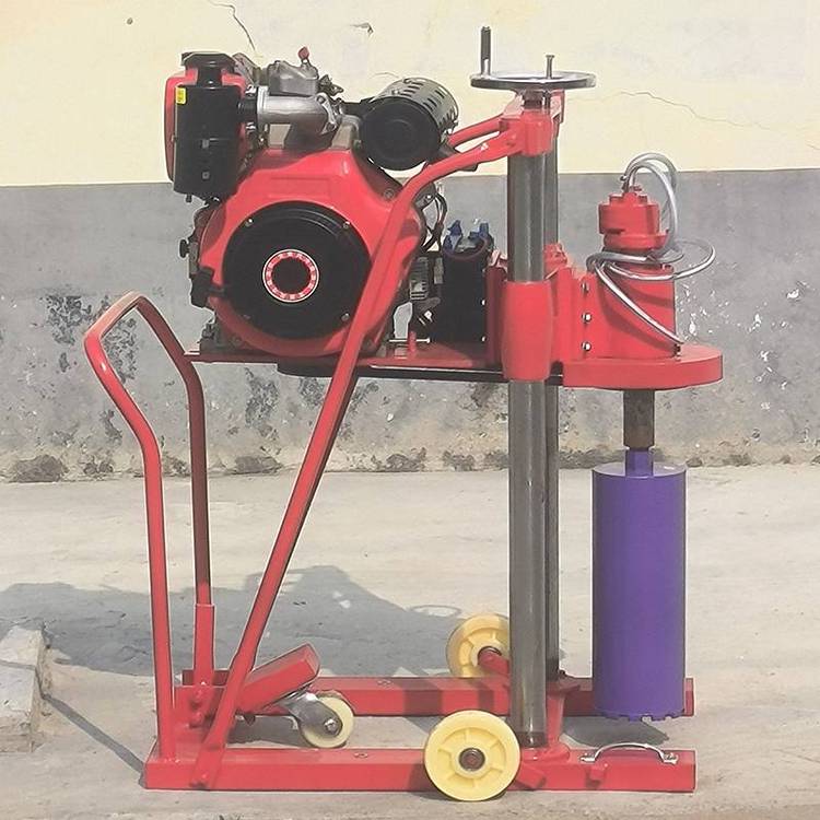 高速路面水穩(wěn)層鉆孔取芯機(jī)鉆孔取樣機(jī)門衛(wèi)欄桿打孔機(jī)柴油鉆孔取芯機(jī)