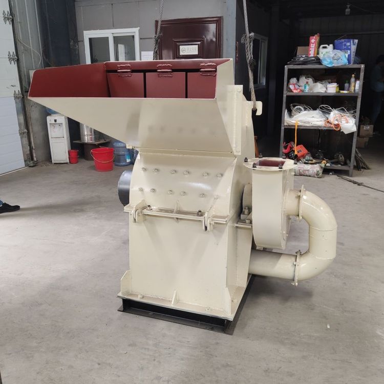 600型木材粉碎機竹子鋸末粉碎設備樹木枝條細碎機博啟