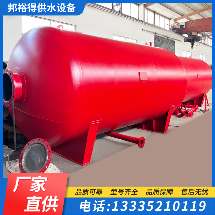 氣體頂壓消防給水系統(tǒng)設(shè)備儲罐直徑2米4mm18立方箱泵一體化成套